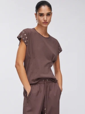 Liu Jo T-shirt With Decorative Eyelets LIUJO