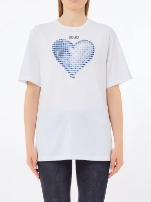 Liu Jo T-shirt With Heart And Gemstones LIUJO