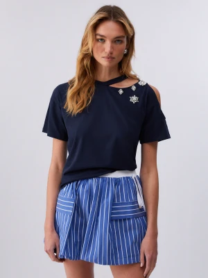 Liu Jo T-shirt With Jewel Embroidery