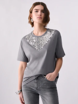 Liu Jo T-shirt With Jewel Embroidery