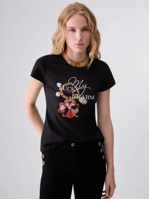 Liu Jo T-shirt With Jewel Embroidery