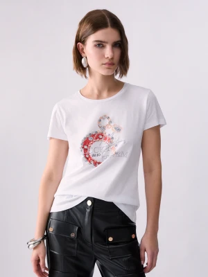 Liu Jo T-shirt With Jewel Embroidery