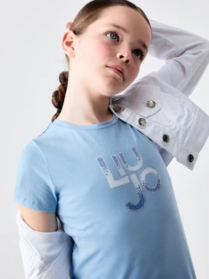 Liu Jo T-shirt With Logo And Gemstones
