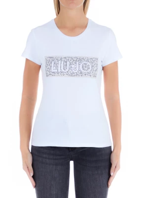 Liu Jo T-shirt With Logo And Gemstones LIUJO