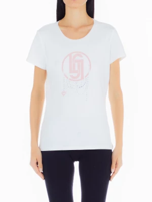 Liu Jo T-shirt With Logo And Gemstones LIUJO