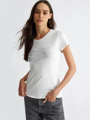 Liu Jo T-shirt With Logo And Gemstones LIUJO