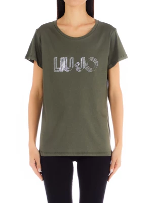 Liu Jo T-shirt With Logo And Gemstones LIUJO