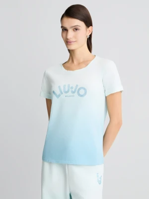 Liu Jo T-shirt With Logo And Gemstones LIUJO