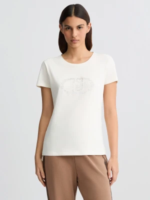 Liu Jo T-shirt With Logo And Gemstones LIUJO