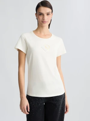 Liu Jo T-shirt With Logo And Gemstones LIUJO