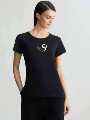 Liu Jo T-shirt With Logo And Gemstones LIUJO