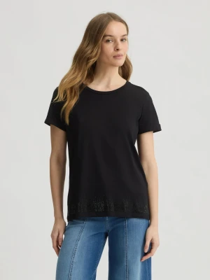 Liu Jo T-shirt With Logo And Gemstones LIUJO