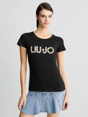 Liu Jo T-shirt With Logo And Gemstones LIUJO