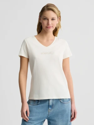 Liu Jo T-shirt With Logo And Gemstones LIUJO
