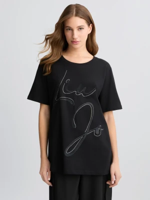Liu Jo T-shirt With Logo And Gemstones LIUJO