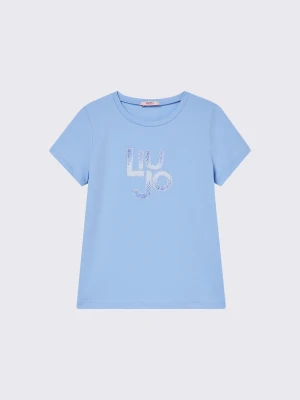 Liu Jo T-shirt With Logo And Gemstones LIUJO