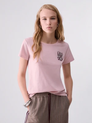 Liu Jo T-shirt With Logo różowy