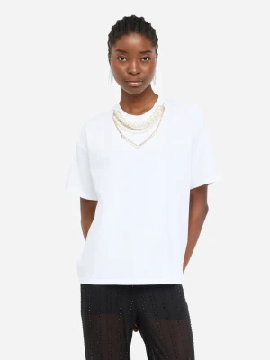 Liu Jo T-shirt With Pearls And Rhinestones LIUJO