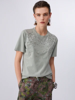 Liu Jo T-shirt With Precious Stones LIUJO