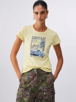 Liu Jo T-shirt With Print And Appliqués LIUJO