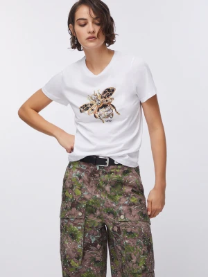 Zdjęcie produktu Liu Jo T-shirt With Print And Appliqués LIUJO