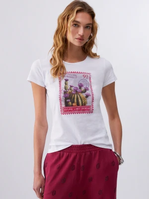 Liu Jo T-shirt With Print And Appliqués