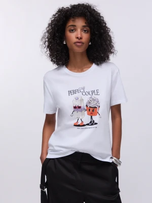 Liu Jo T-shirt With Print And Appliqués LIUJO