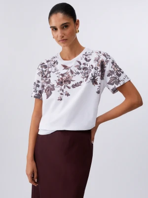 Liu Jo T-shirt With Print And Embroidery