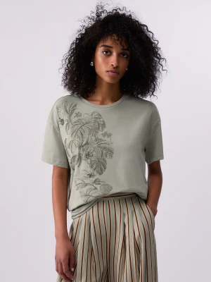 Liu Jo T-shirt With Print And Embroidery