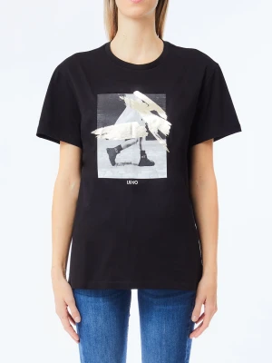Liu Jo T-shirt With Print czarny