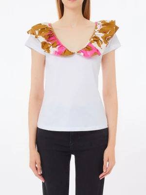 Liu Jo T-shirt With Printed Ruching LIUJO