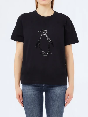 Liu Jo T-shirt With Rhinestones czarny