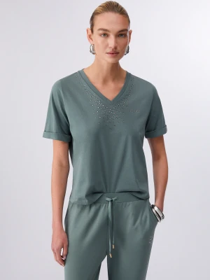 Liu Jo T-shirt With Rhinestones LIUJO