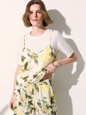 Liu Jo T-shirt With Satin Top