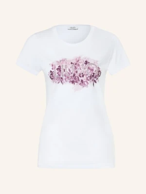 Liu Jo T-Shirt Z Kamieniami Ozdobnymi weiss