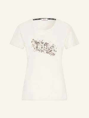 Liu Jo T-Shirt Z Kamieniami Ozdobnymi weiss