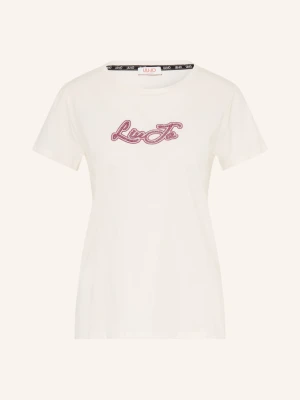 Liu Jo T-Shirt Z Kamieniami Ozdobnymi weiss biały