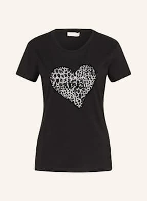 Liu Jo T-Shirt Z Obszyciem Ozdobnymi Kamykami schwarz