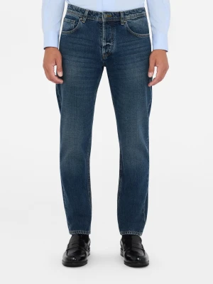 Liu Jo Tapered Distressed Cotton Jeans LIUJO