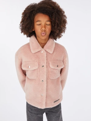 Liu Jo Teddy Shacket różowy