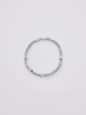 Liu Jo Tennis Bracelet With Rhinestones srebrny