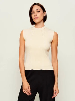 Liu Jo Top | Slim Fit beżowy
