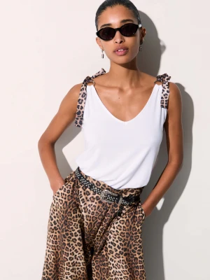 Liu Jo Top With Animal-print Bows
