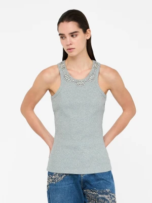 Liu Jo Top With Bejewelled Appliqués LIUJO