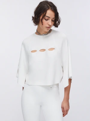 Liu Jo Top With Cut-out biały