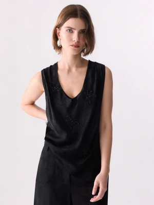 Liu Jo Top With Jewel Embroidery