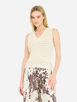 Liu Jo Top With Printed Twill Details LIUJO