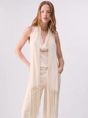 Liu Jo Top With Scarf Butter