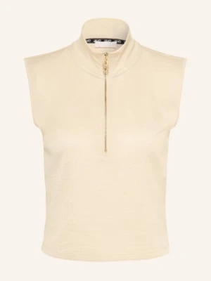 Liu Jo Top Z Błyszczącą Przędzą beige