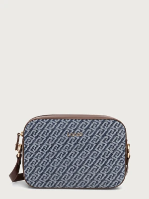 Liu Jo torebka crossbody damska z bawełną granatowy